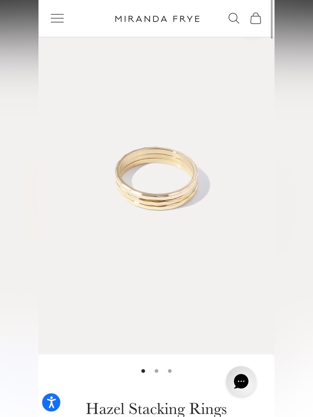 MF Hazel Stacking Rings
